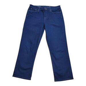 J. CREW Womens Denim Jeans Vintage Cropped Dark-Wash Stretch 5-Pocket